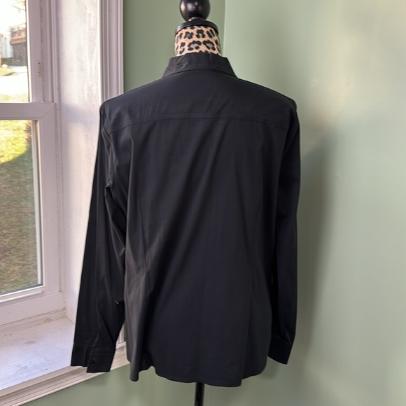 Apt. 9 black button-down shirt XL. - Picture 3 of 5